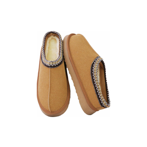 Women's Platform Slippers Winter Mini Boots Anti-Slip Suede Slip on Women Sneakers Fur Lined House Slippers for Indoor Outdoor