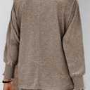 Dokotoo Womens Tops Long Sleeve Tops Shirts 2025 Spring Trendy Business Work Loose Basic T-Shirts (S)