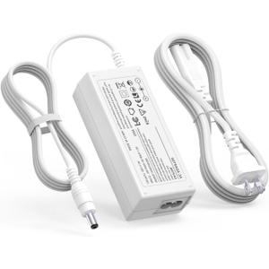 18V Power Cord Compatible with Cricut Explore Air 2, Maker, Cricut Expression 2, Cricut Create, Cricut Cake Mini, Explore, Explore Air, Explore One Power Supply Cord (White)