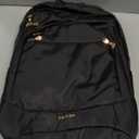 LIGHT FLIGHT Travel Backpack for Women, 15.6 Inch Laptop Backpack with USB Charging Hole, Water Resistant College Bookbag, Large Capacity Black Computer Backpacks for Work, Black