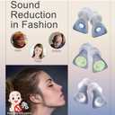 Elate Fashionable Customizable Silicone Ear Plugs with 3 Interchangeable Color Rings - Stylish Hearing Protection for Sleep, Study, Travel, Autism, ADHD, Concerts & Swimming - Grey (1 pair (Pack of 1))