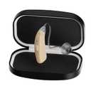 SABAN 1PCS OTC Rechargeable Hearing Aids for Seniors with Noise Cancelling, 5 Volume Modes, Easy Setup, Hearing Amplifier for Adults (Beige)