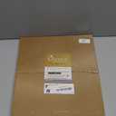 OWENIE Short White Sheer Curtains 36 Inches 2 Panels Set - Kitchen Tiers Valances Curtains Light Filter Rod Pocket Voile Cafe Curtains for Kitchen Bathroom Small Half Window, 42 in W x 36 in L