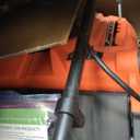 16-Inch 15.5 Amp 2-in-1 Electric Dethatcher and Scarifier with 14.5-Gallon Removable Thatch Collection Bag, Lawn Dethatcher with 5-Position Adjustment, Quick-Fold, Keeps Lawn Healthy - Orange