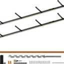 2pcs LED Floating Shelf Bracket with Lights, Hidden Floating Shelf Hardware with Integrated Lighting, Create Warm 2700K Lighted Wall Shelf, Heavy Duty Fireplace Mantel Brackets,150lbs (40x8x1.2)
