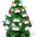 ARVIDSSON Christmas Wax Melt Warmer - Electric Ceramic Christmas Tree Wax Warmer for Scented Wax - Holiday Season Melter for Fragrance Cubes and Tarts, Gfit for Women and Kids