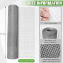Tatuo Hardware Cloth 1/2 Inch 48in x 150ft Hot Dip Galvanized After Welded Cage Mesh Rolls 21 Gauge Metal Chicken Wire Roll Wire Fencing Poultry Netting for Raised Garden Rodent Animals