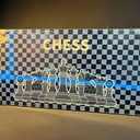 Retro Metal Chess Set for Adults and Kids – Marbling Chess Board with Chess Pieces – Travel Chess Set with Metal Pieces – Folding Chessboard – Ideal for Beginners and Professional Players