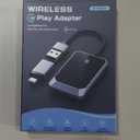 TERUNSOUl Wireless CarPlay Adapter for Apple iPhone, Convert Wired CarPlay to Wireless, PlugandPlay, Stable Connection Compatible with OEM Wired CarPlay Vehicles & iOS 10+