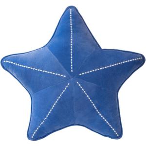 Starfish Shell Pillow Floor Pillow Pillow Sofa Cushion Reading Pillow Car Cushion (Blue, 19.6in)