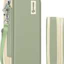 FINPAC Expandable Large Capacity Pencil Case, Pen & Marker Storage Pouch, 8.8 x 4.1 x 2.8 inches