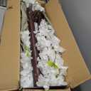 Artificial Cherry Blossom Tree - Handmade White Fake Cherry Blossom Tree Centerpieces for Wedding Party Christmas Garden Indoor & Outdoor (7 FT)