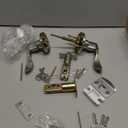 Front Door Lever Lockset with Single Cylinder Deadbolt Combination Set, Front Door Handle and Deadbolt Set, Exterior Doors Knob with Lock and Deadbolts