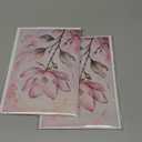 DORADUBO Blank Inside Card with Envelope for All Occasion, 5x7 Inch Watercolor Magnolia Blank Greeting Card – Birthday, Thank You, Sympathy - Single Card Pack of 2