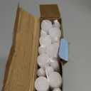 16 Pack White Taper Candles, 7-8 Hours Burn Time, Unscented, Smokeless and Dripless, 4/5 x 10 Inch Dinner Candle Set for Household, Wedding, Party and Home Decor Candlesticks