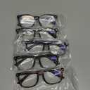 CCVOO +3.5 Clear Vision Reading Glasses for Women  5-Pack Blue Light Filtering Readers with Spring Hinges (*C2 Flower Mix)