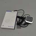 Syncwire Bluetooth 5.4 Receiver 3.5mm Aux Car Adapter Bluetooth Receiver Car Kit with Coiled Cable [Large Mic Noise Cancellation] [Hands-Free Calling] [HiFi Deep Bass] [Colorful Light Switch] (Silver)