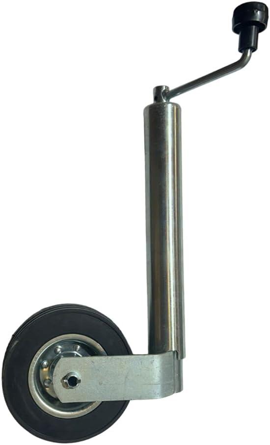 JRS 900lbs Trailer Jack with Single Wheel, Adjustable 17.5" Lift Travel, Boat On for Boat RV Utility, Towing Single Wheel