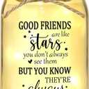 Friendship Gifts for Women, Gifts for Best Friend Woman, Best Friend Birthday Gift for Women, Gift for Friends for Valentines Day Christmas, Mason Jar Light Night Home Decor