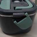 Electric Lunch Box Food Heater, 80W Portable Warmer for Car Truck Work with 304 Stainless Steel Container, 12V/24V/110V Green Heated Lunch Box Suitable for Ideal Driver/Work/Gift