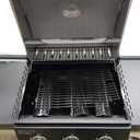 Nexgrill Premium 3-Burner Propane Gas Grill with Side Tables and Wheels, Open Cart Style, Outdoor Cooking & Grilling, BBQs, Patio, Garden, 27,000 BTUs, Black & Silver, 720-1012