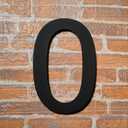 BetLight Large House Letter- 12 Inch High Rustproof Stainless Steel Distinguished Home Address Letter-Floating Designed Building Address Letter for the Modern Home/Letter O