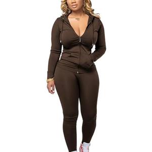 Mrskoala Two Piece Outfits for Women Jogger Sets Workout Sweat Suits Tracksuit Pants Set 2XL