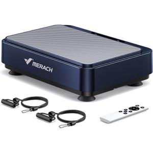 MERACH Vibration Plate Exercise Machine, Mini Vibrating Plate Machine for Women Men, Full Body Vibration Platform, Exercise Equipment for Home