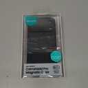 NILLKIN for iPhone 17 Pro Max Case Magsafe, [Dual-Slide Lens Cover] [4-Corner Shockproof Airbags] [Anti-Lost Lanyard Hole] Slim Phone Case Magnetic Silicone Cover for iPhone 17 Pro Max 6.9 inch, Black