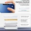 Maledan for iPhone 16 Pro Max Case, Full Camera Protection, Camera Button Cover, Compatible with MagSafe, Drop Protection, Magnetic Translucent Shockproof Phone Bumper Cover iPhone 16 Pro Max Beige