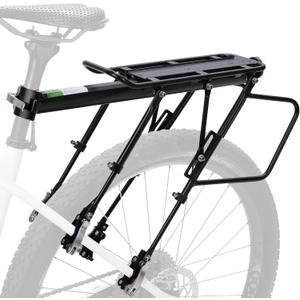 ROCKBROS Rear Bike Rack Quick Release Mountain Bike Rear Rack Aluminum Alloy Bike Cargo Rack