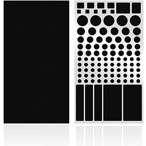 FLANCCI LED Light Blocking Stickers, Light Dimming Stickers, (2 Sheets) Dimming Sheets (2 Sheets 80%)