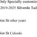 Tailgate Insert Letters Compatible with Chevy Silverado 2019 2020 2021 2022 2023 2024 2025 3D Emblems Badge with Strong Adhesive Matte Black