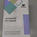 IMIPAW Automatic Cat Feeders, 3L Timed Cat Dry Food Dispenser with Desiccant Bags, Dual Power Supply, Programmable Portion Size, 6 Meals, 20 Portions Per Day, Auto Pet Feeder for Cats and Small Dogs (White)