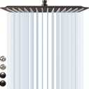 SR SUN RISE Luxury 16 Inch Extra Large Square Stainless Steel Shower Head High Pressure Rainfall Showerhead Ultra Thin Water Saving Oil Rubbed Bronze 2.5 Gpm