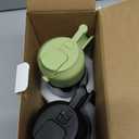 CXINYI - 16oz/470ml Olive Oil Dispenser for Kitchen with Stickers - 2 in 1 Olive Oil Sprayer for Cooking, Air Fryer, and Salad, Black&Green (Light-Proof Kitchen Gadget)