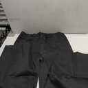 roswear Women's Wide Leg Jeans Non-Stretch with Elastic Waist Denim Pants for Casual Lounge (XL, Black)