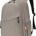 40x30x15cm Personal Item Bag Travel Backpack Carry On Flight Approved with Anti-Theft Pocket Water-resistant Casual Daypack for Weekender Business Hiking,Beige