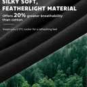 BAMBOO COOL Men's Tagless Briefs Coverd Waistband Comfort Soft Underwear with Contour Pouch Breathable Underpants, Multipacks (Black, M)