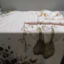 Omifly Gender Reveal 7Wx5H Backdrop for Photography Baby Shower He Or She Pink Green Watercolor Eucalyptus Leaves Cute Background Party Decorations Cake Table Banner Decor Photo Booth Studio Props