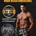 Twister Arm Trainer for Men & Women -4.0 Upgrade 30-270lbs Adjustable Chest Workout EquipmentPortable Home Gym Strength Training for Arms, Shoulder & Upper Body Muscle Building