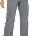 Toomett Women's Hiking Cargo Pants Quick Dry UPF50+ Outdoor Pants for Women Fishing Safari Travel Stretchy Pants with Pockets, 6608, Grey, L