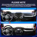 for Jeep Wrangler 2011-2014 with Wireless Apple Carplay and Android Auto, 2+64G 10.1 Inch Touchscreen Android Car Radio, DSP/Multiple UI/GPS/WiFi + AHD Backup Camera