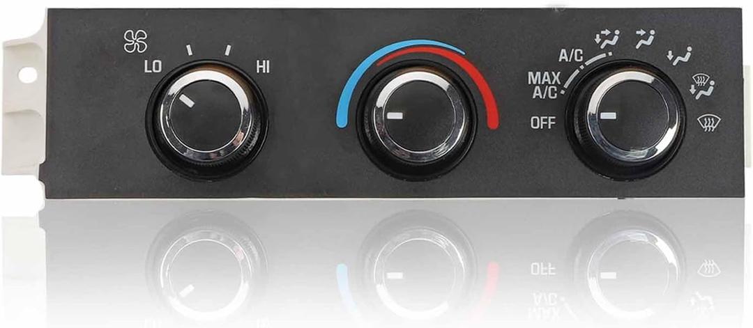Climate Control Module, Heater A/C Climate Control Panel HVAC Switch Compatible with Chevy Vehicle 1996-2020 Express Pasajeros Astro GMC Savana C4500 5500 6500 7500 Topkick Replace# 599-217