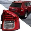 Huray Right Taillight Fit for Jeep Compass 2011-2013 Passenger Side RH Brake Lamp