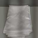 Horbaunal White Satin Tablecloth 60 x 102 Inches Rectangle Satin Table Cover Bright Silk Table Cloth for Wedding Party Banquet