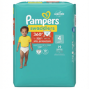 Pampers Diapers - Swaddlers 360 - Size 4, 19 Count, up to 100% Leakproof Comfy Dry Fit, Designed for Easy Changes, Pull On Baby Diaper