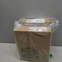 Amazon Basics Ceramic Space Heater, Portable Indoor Heating Solution, With Overheat and Tip-Over Protection, Thermostat, Non-Oscillating, 1500W, 7.52"D x 6.34"W x 9.45"H, Black