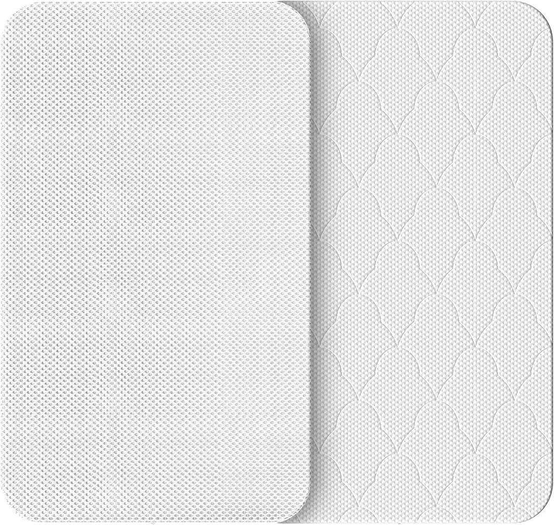 33x20 Rectangle Bassinet Mattress Topper: 2" Thick Dual Side Gel Memory Foam Bassinet Mattress for Baby Delight/Mika Micky/KoolerThings Bedside - All-Season Design - Exact Fit Replacement Bassinet