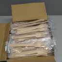Disposable Wooden Forks -Pack of 100, 6.5" Length-Biodegradable, Natural Wooden Utensils, Great for Parties,Camping,Weddings&Dinner Events (Forks)
